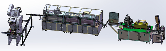 15 PPM (8h/ quart de travail) 18650 ligne de production de batteries cylindriques