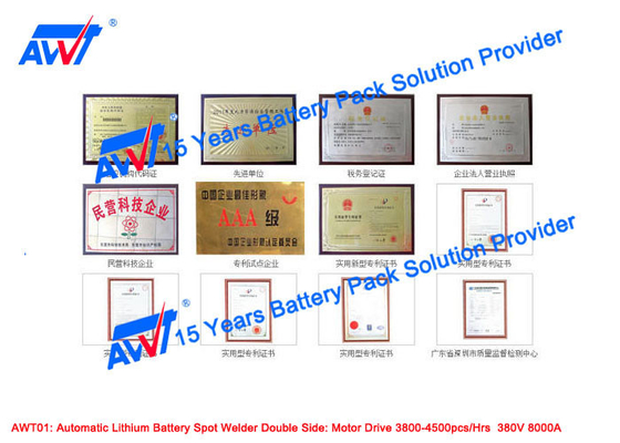 18650 32650 32700 transistor automatique de la soudeuse 8000A de tache de batterie au lithium
